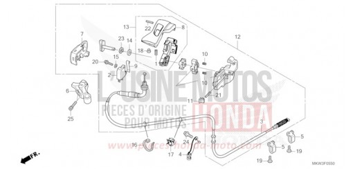 LEVIER DE STATIONNEMENT NC750XDP de 2023